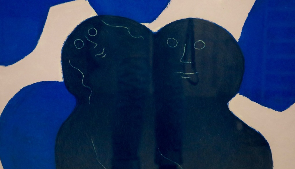 Jan Roede: Litho, Liefdespaar - Ingelijst kopen? Bied vanaf 50!