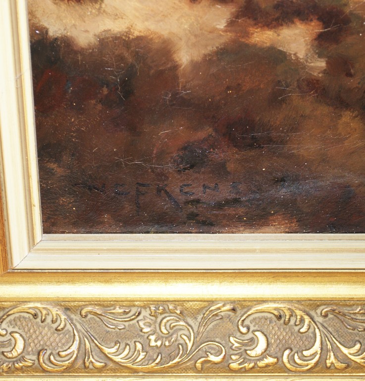 MJ Nefkens, leerling H.W. Mesdag - olieverf in Heijdenrijklijst kopen? Bied vanaf 180!