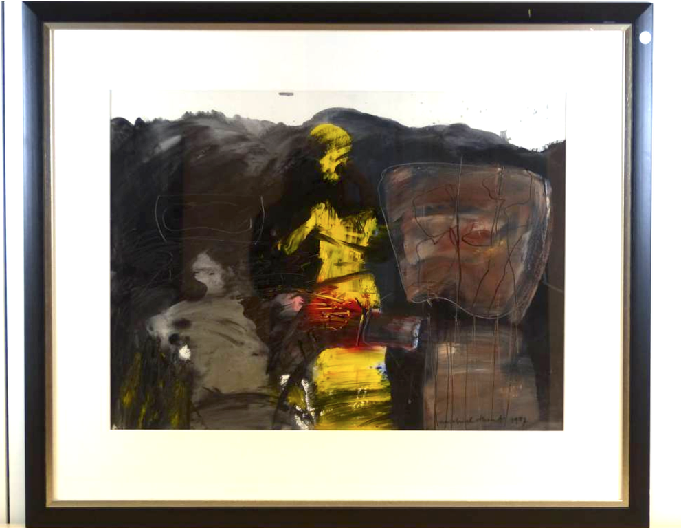 Laatste keer! Michiel Czn Dhont; Gouache, Ingelijst kopen? Bied vanaf 109!