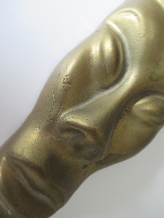 Onbekende kunstenaar: bronzen beeld, masker kopen? Bied vanaf 1!