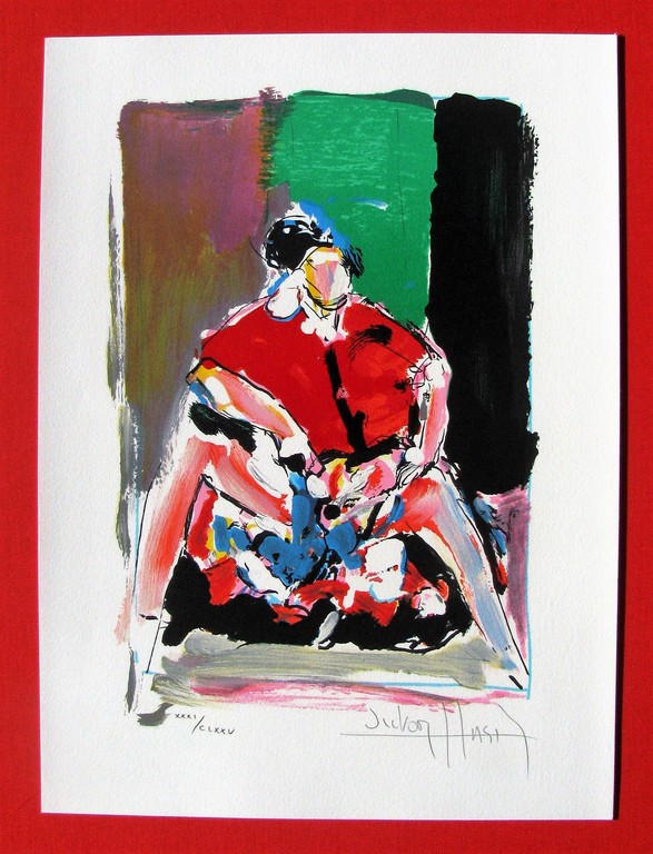 Victor HASCH, twee kleurrijke litho´s, genummerd en gesigneerd, in nieuwstaat kopen? Bied vanaf 1!