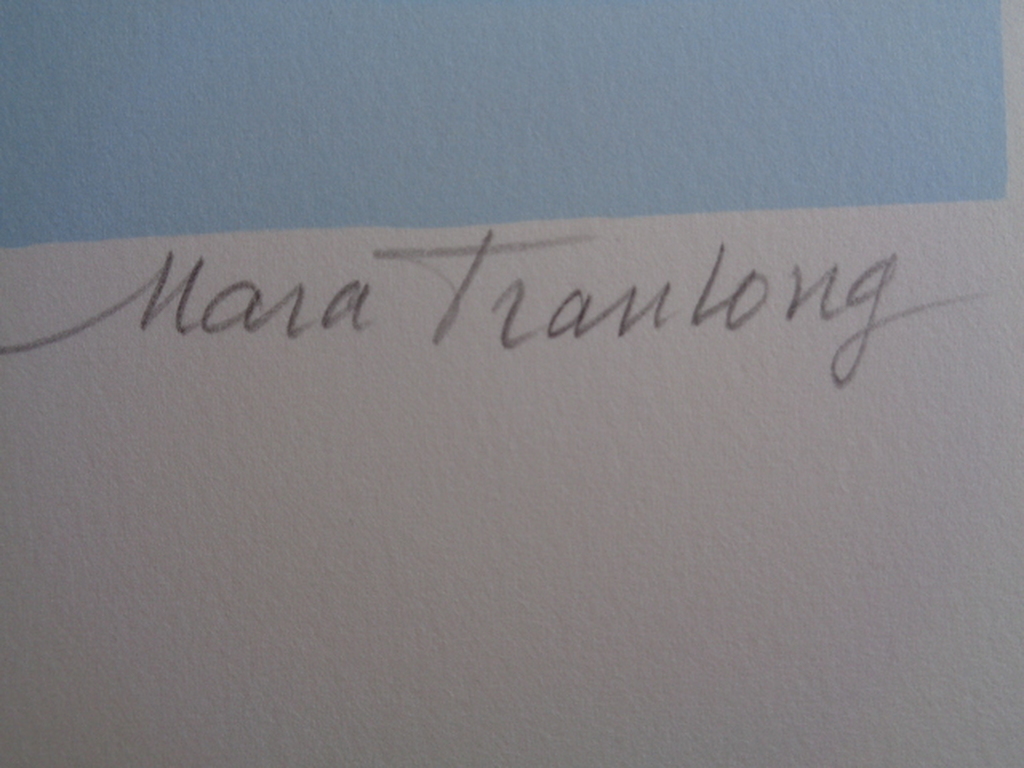 MARA TRAN LONG, HANDGESIGNEERDE KLEURENLITHO, Nu Ã�ï¿½ La Rose kopen? Bied vanaf 19!