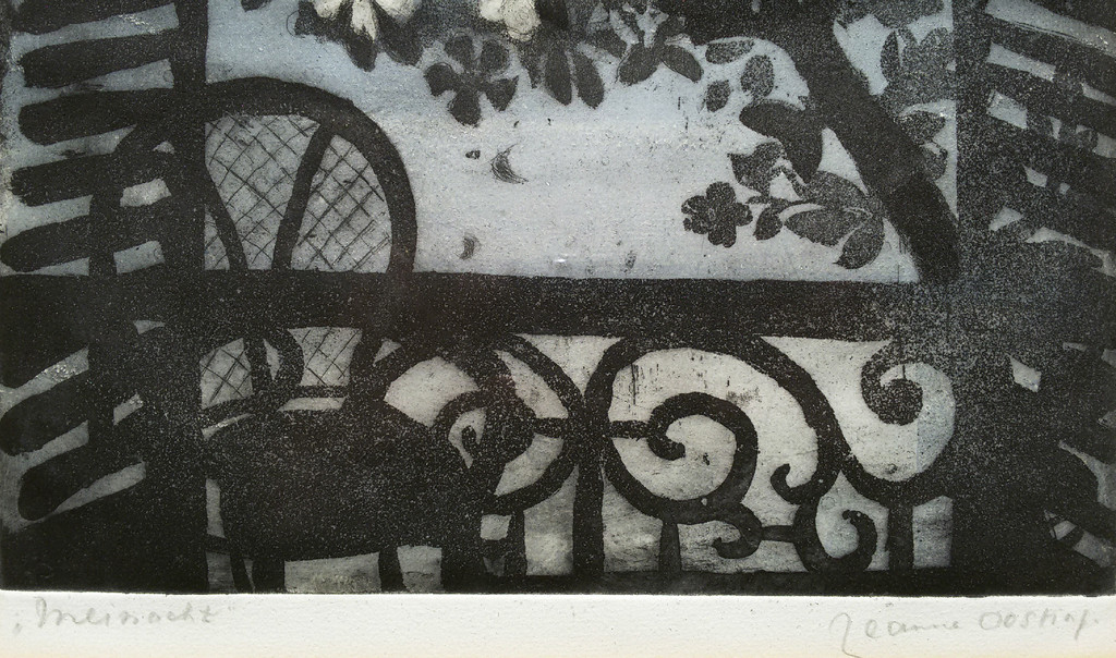 Jeanne Bieruma Oosting - Meinacht, ets (ingelijst) kopen? Bied vanaf 125!