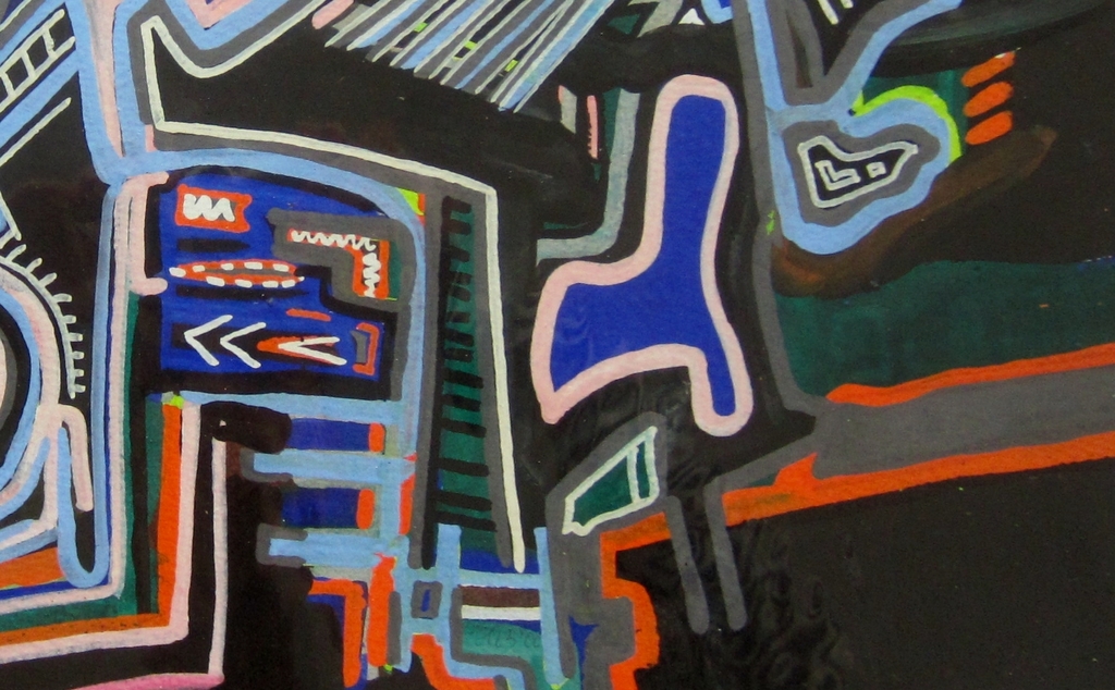 Hans ter Braake - gouache op papier - 1980 kopen? Bied vanaf 60!