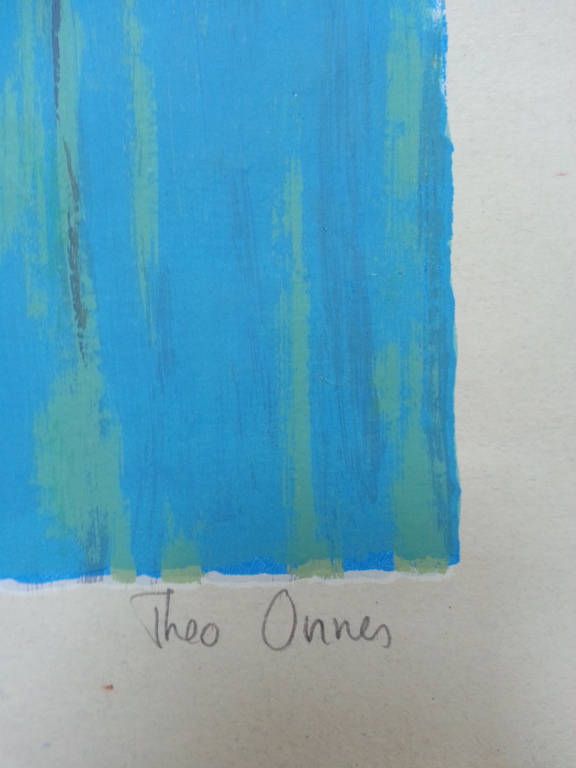 Theo Onnes, zeefdruk op handgeschept papier, titel; " Eva " kopen? Bied vanaf 50!