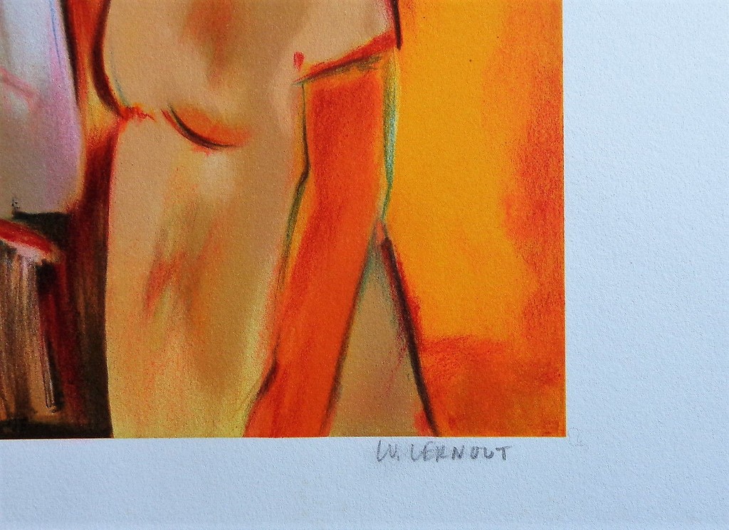 Ward LERNOUT (1931)_ Kleurrijke lithografie - genummerd kopen? Bied vanaf 20!