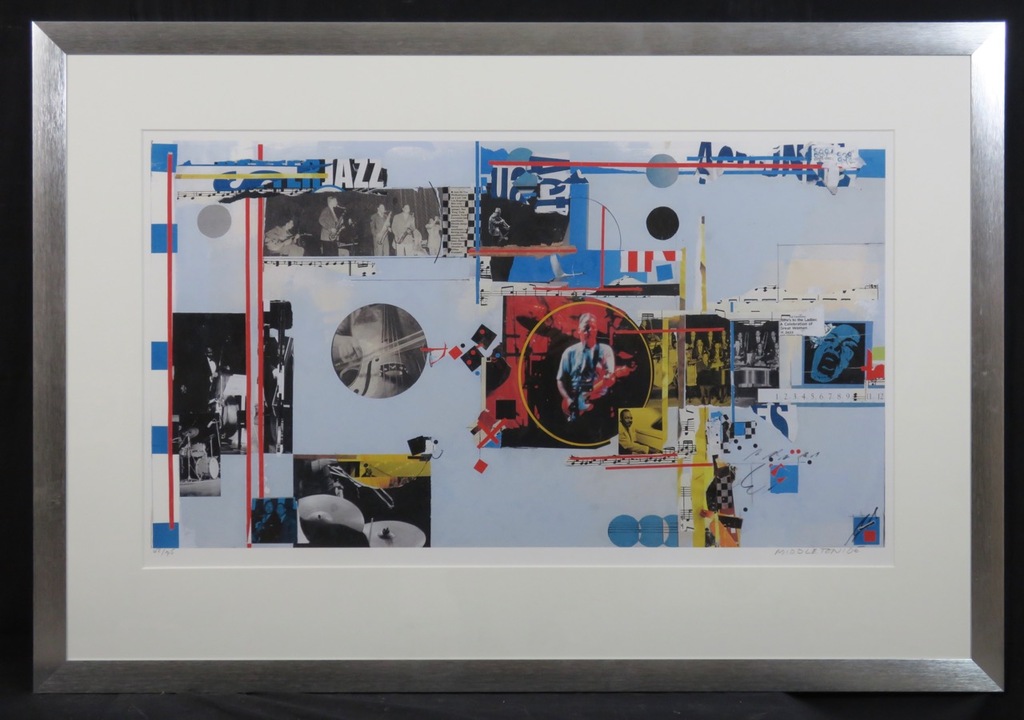 Sam Middleton: Zeefdruk, The Inner Circle - Ingelijst verkocht voor € 80!