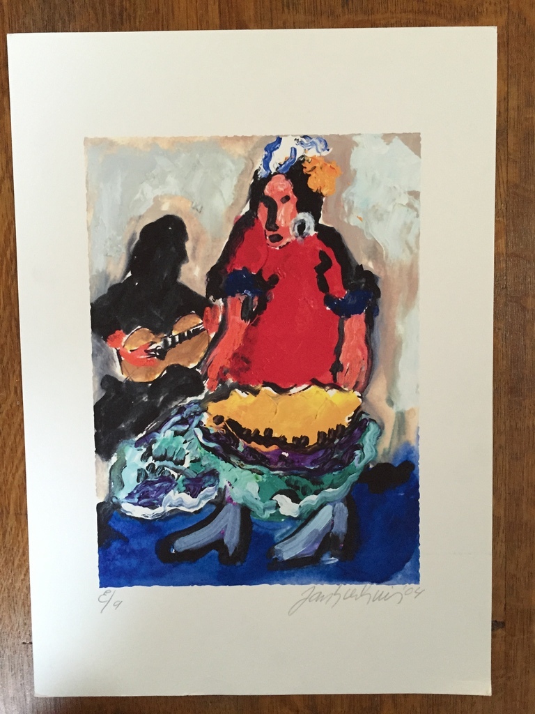 JAN SIERHUIS FLAMENCO DANS   Piezo grafiek 2004 kopen? Bied vanaf 1!