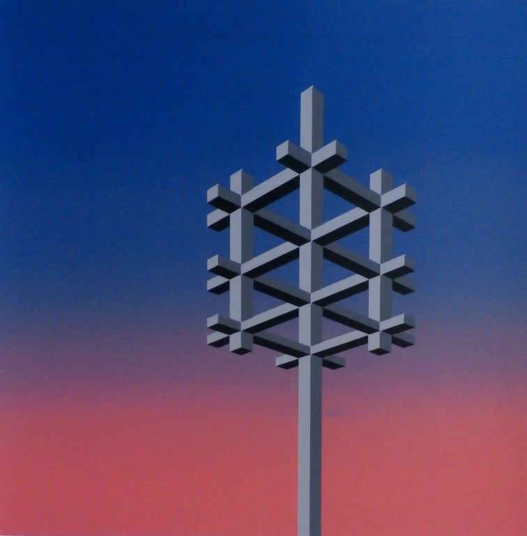 Dirk Huizer - Dirk Huizer - zeefdruk: Totem - 1980 verkocht voor € 45!