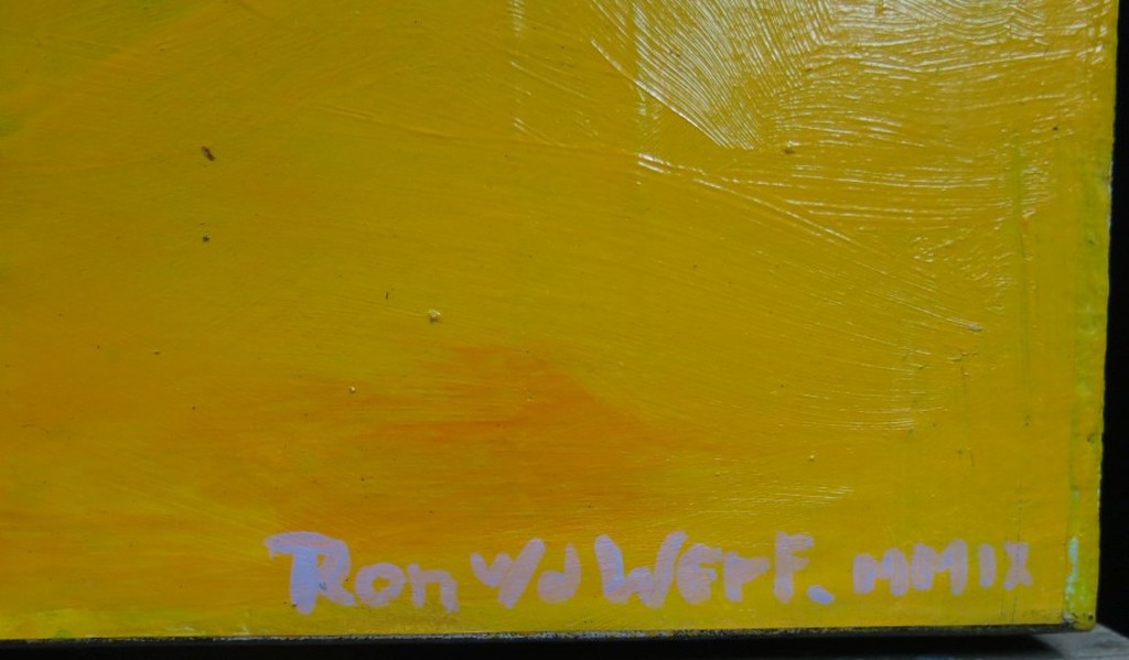 Ron van der Werf: Acryl op doek, RW 09.37  kopen? Bied vanaf 1000!