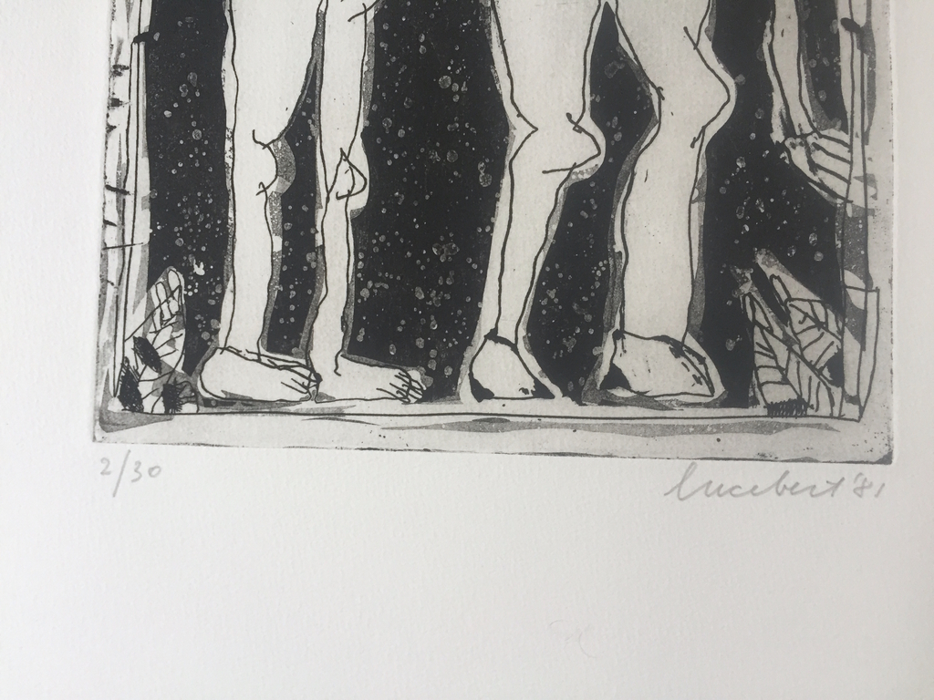 Lucebert, ets (kleine oplage: totaal 40 !) kopen? Bied vanaf 145!