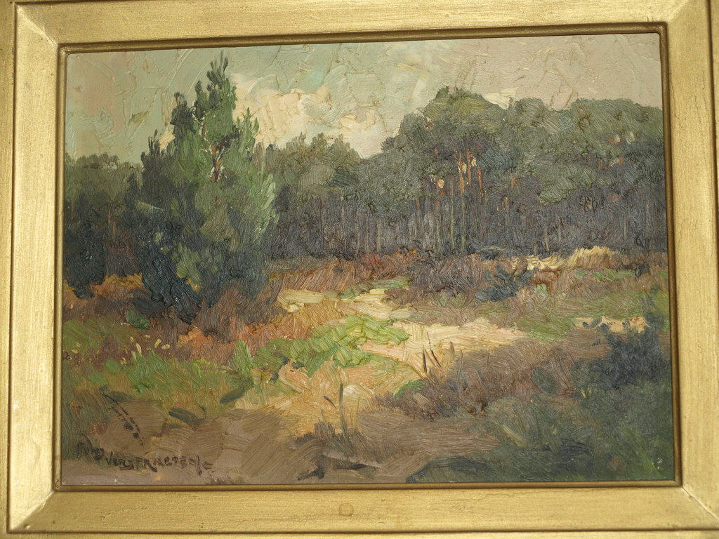 FONS VERSTRAETEN (1922) –Olieverf  – Heumersoord –Gesigneerd & ingelijst– 1947 kopen? Bied vanaf 65!