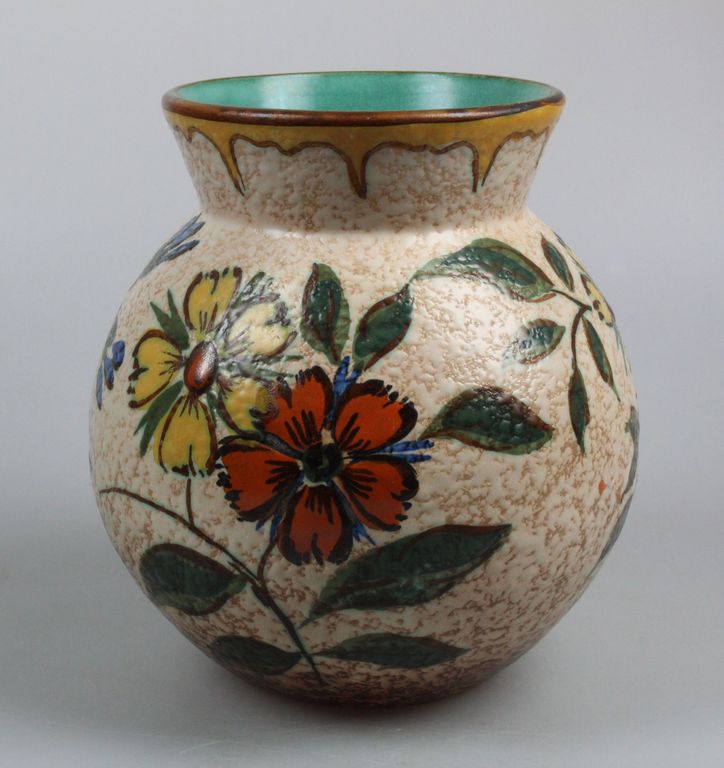 Plateelbakkerij Zuid-Holland Gouda vaas "Buenos" kopen? Bied vanaf 20!