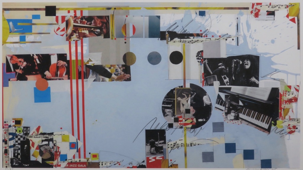 Sam Middleton: Zeefdruk, The Blues Singer - Ingelijst kopen? Bied vanaf 80!