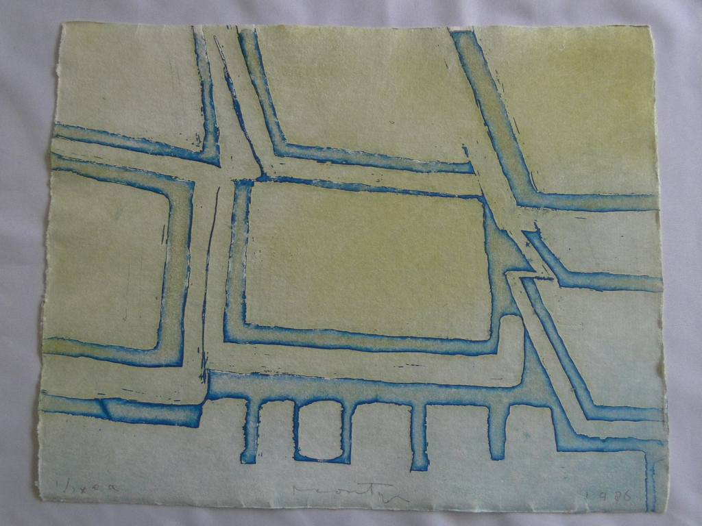 Jan Montyn: Ets/aquatint getiteld; Wat Indra verkocht voor € 60!