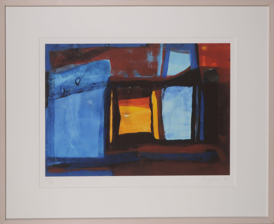 Theo Kuijpers: Giclee, Z.T. - Ingelijst verkocht voor € 35!