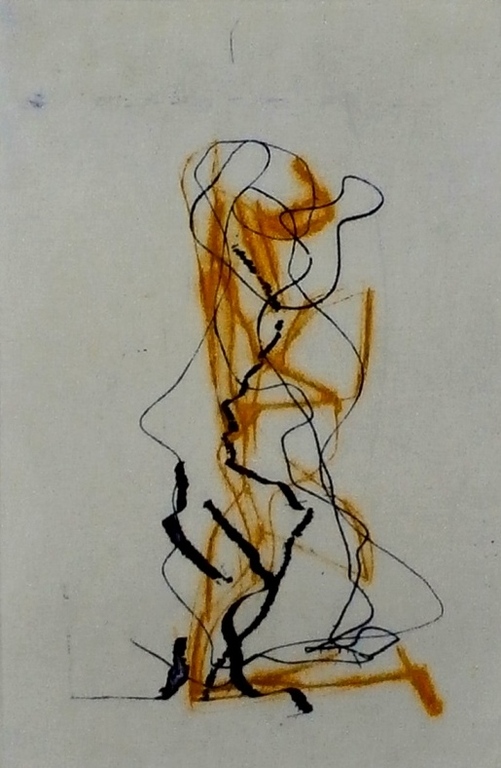 Ger Lataster - ets: een gat in het geluid - 1988 verkocht voor € 125!