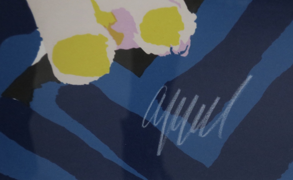 Karel Appel: Zeefdruk, Head like an animal - Ingelijst (Groot) kopen? Bied vanaf 500!