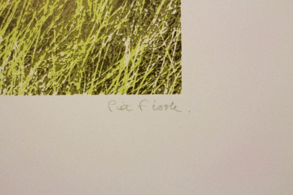 Piet Fioole: Zeefdruk, Kinderdijk kopen? Bied vanaf 25!