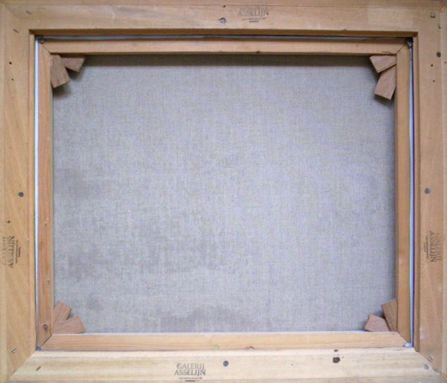 Johan Jeuken (1909-1982). Auto te water in Amsterdam. kopen? Bied vanaf 675!