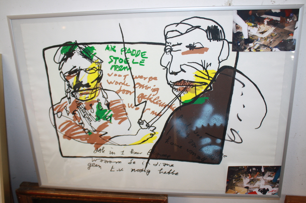 HERMAN BROOD - ZEEFDRUK met SPUITWERK - DRUGS EN PADDO 'S verkocht voor € 195!