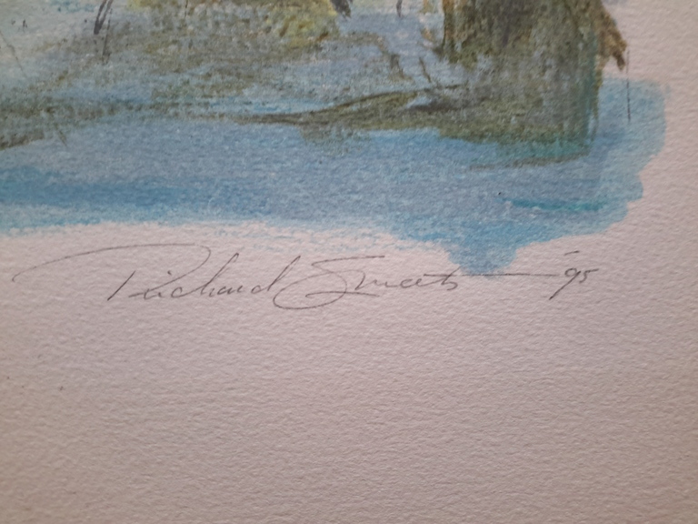 Richard smeets Hollandse landschappen zeefdruk kopen? Bied vanaf 1!