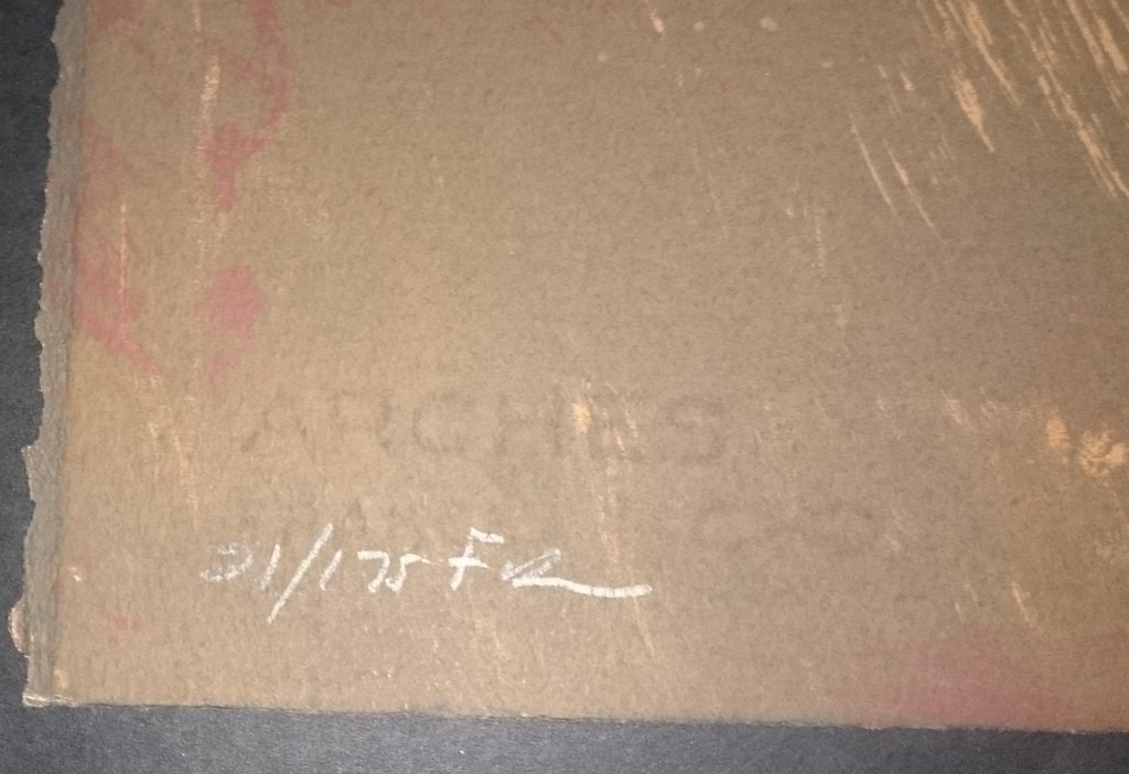 onbekende kunstenaar,zeefdruk, geen titel kopen? Bied vanaf 15!