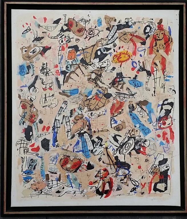 Kees Salentijn - Playa - Olieverf op doek verkocht voor € 750!