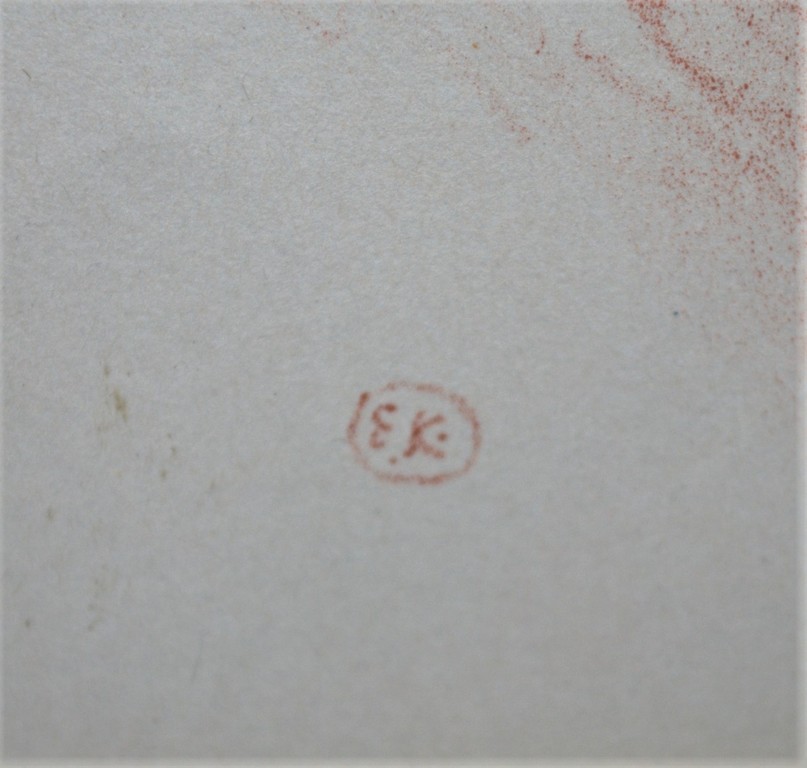 Emil Kotrba 1957 - handgesigneerde litho van een lezende vrouw - mooi ingelijst kopen? Bied vanaf 40!