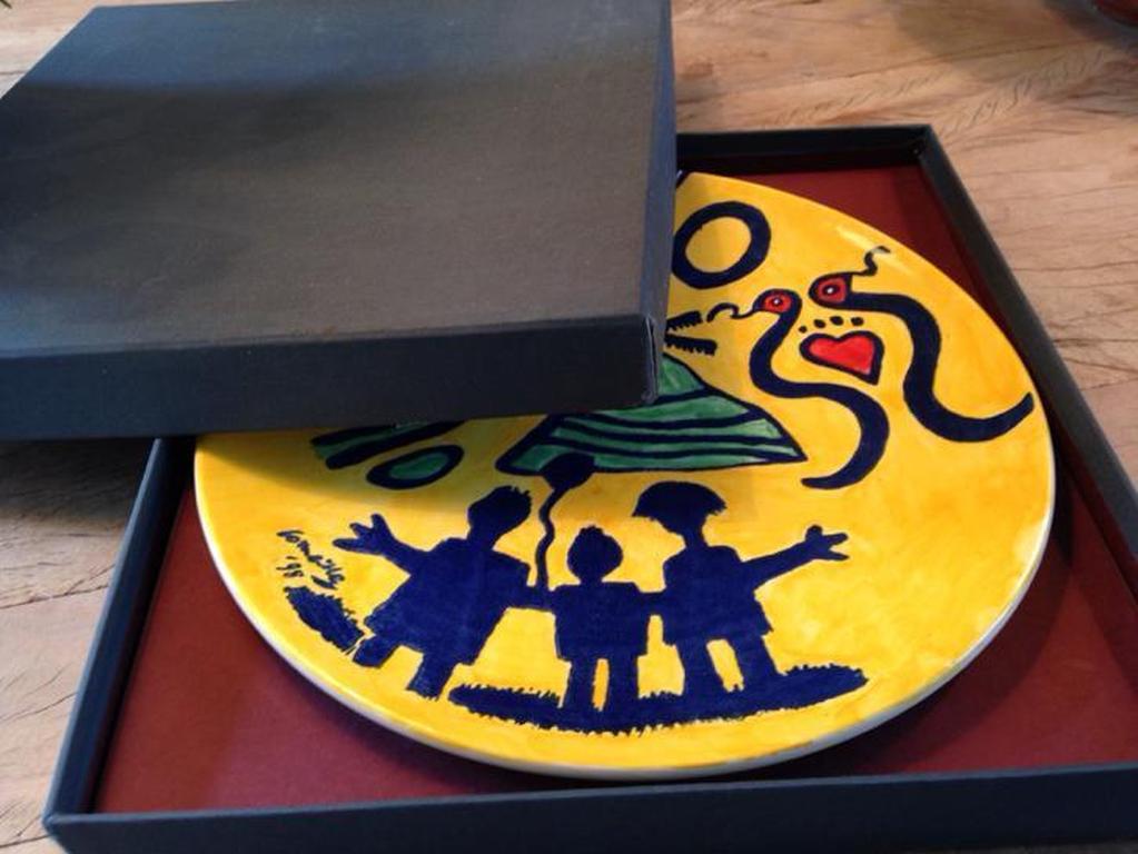 Corneille - Grote porceleine schaal "Luna" van corneille edt. 1000 kopen? Bied vanaf 139!