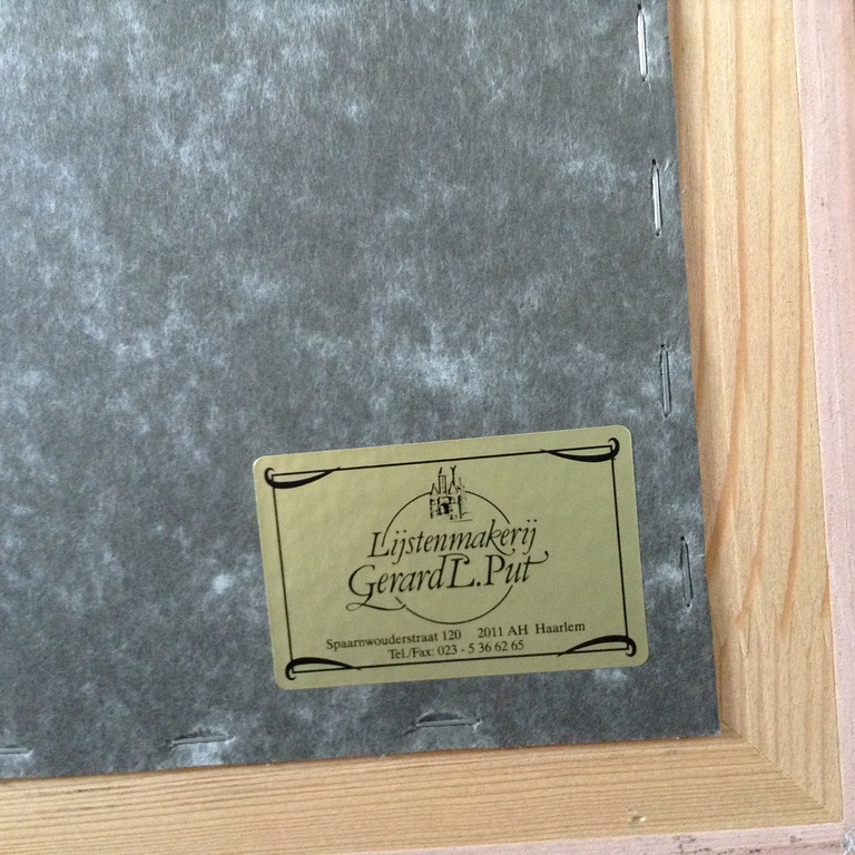 Henri A Daalhof 1887-1953. Vrouw met kind voor de boerderij. Olieverf op paneel  kopen? Bied vanaf 125!