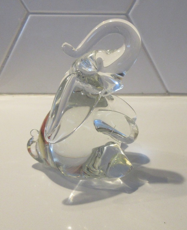 Pfeiffer Glas - Kristallen presse papier van een zittend olifantje kopen? Bied vanaf 15!