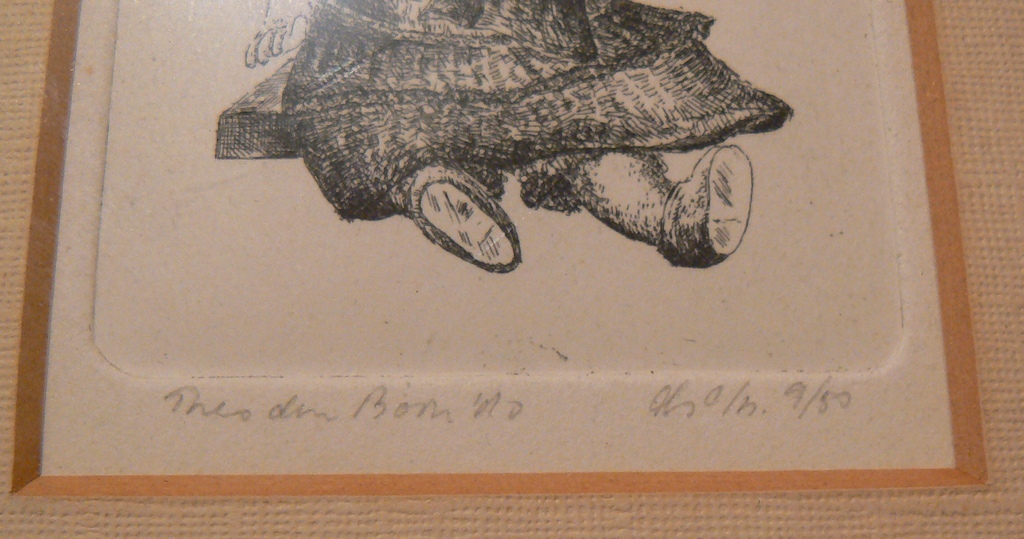 Theo den Boon (1941)  --  3 etsen  --  Poppen kopen? Bied vanaf 25!