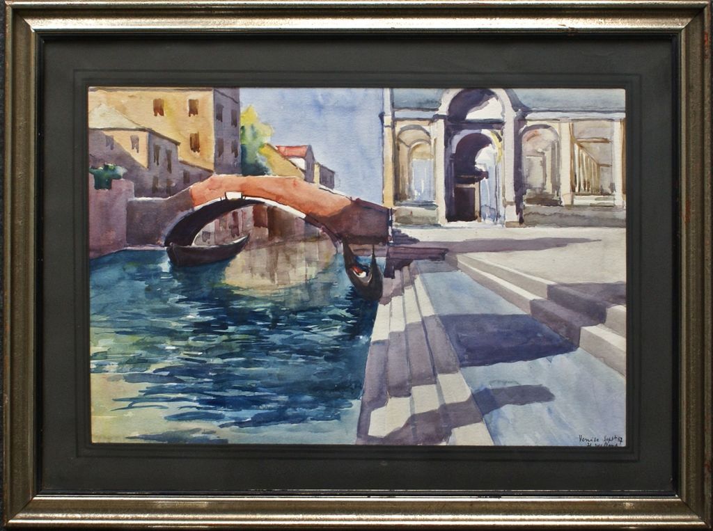 Venetie sept. 37" Henri Wellens aquarel kopen? Bied vanaf 1!