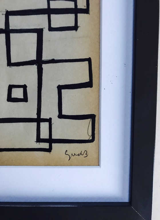 Siep VAN DEN BERG - originele inkttekening - INGELIJST- 1961 kopen? Bied vanaf 85!