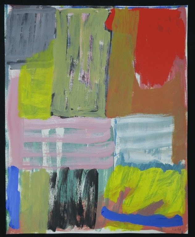 Maarten Dekker: Acryl op papier, Z.T. kopen? Bied vanaf 1!