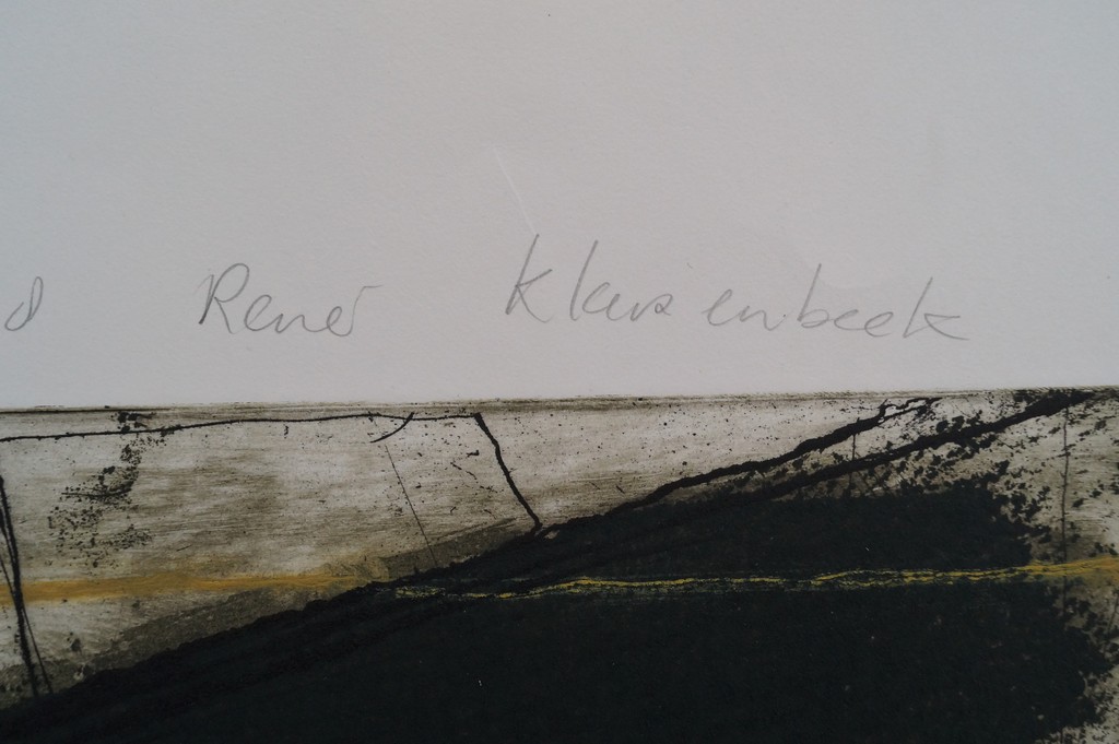 Rene Klarenbeek - gesigneerde ets - 1988 kopen? Bied vanaf 20!