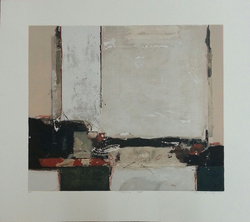 Ron van de Werf, zeefdruk op papier, "Terra II" kopen? Bied vanaf 50!