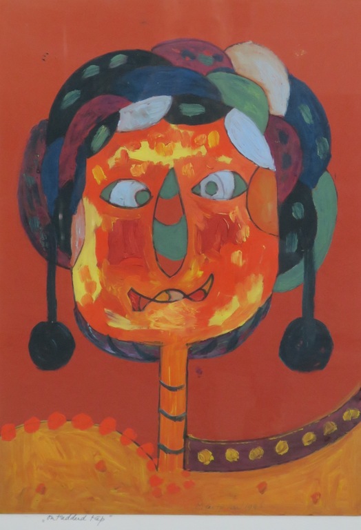 Meertje Kaal: Olieverf op papir, Ontreddend tiep - Ingelijst kopen? Bied vanaf 1!