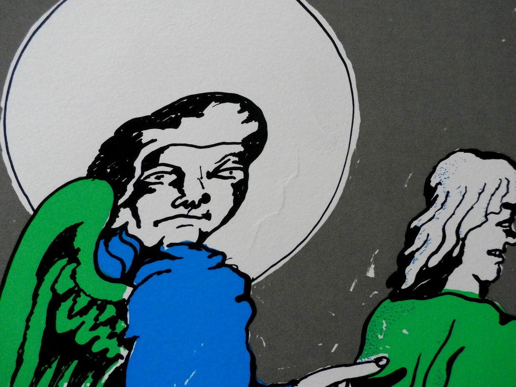 Lucebert - zeefdruk: En hij opende hem de ogen - 1973 kopen? Bied vanaf 99!
