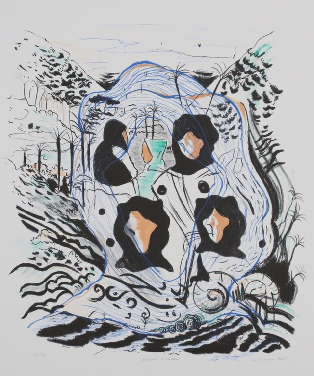 Nour -Edinne Jarram: Litho, Pensees nomades  kopen? Bied vanaf 1!