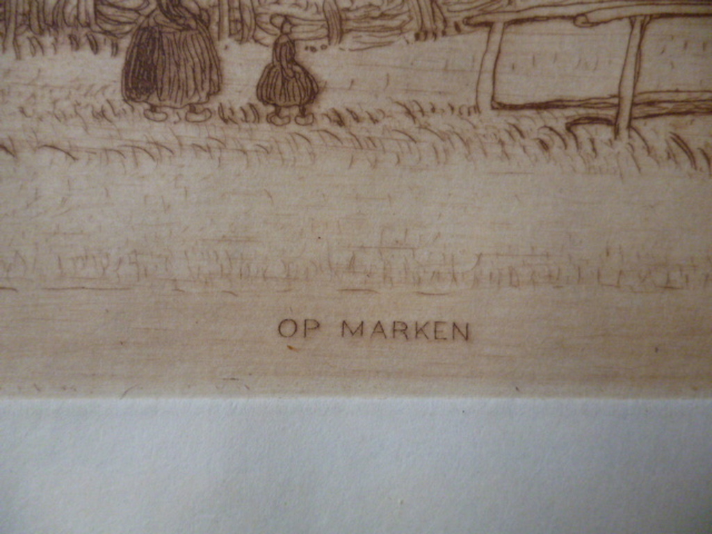 Wijnand Otto Jan Nieuwenkamp - ets - Op Marken kopen? Bied vanaf 75!