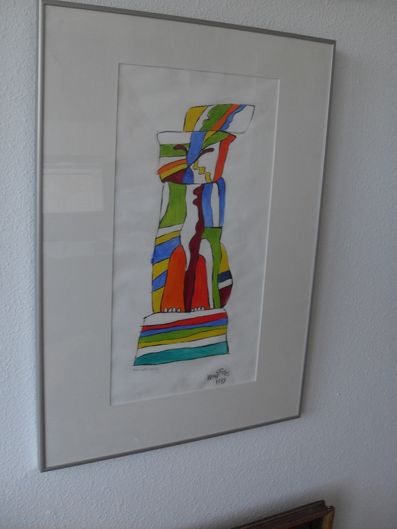 Maggi Giles/ Abstracte Gouache/Veelkleurig figuur kopen? Bied vanaf 1!