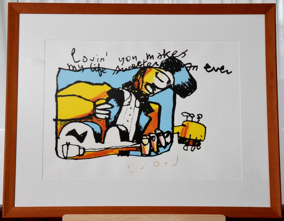 Herman Brood - Originele handgesigneerde zeefdruk - Lovin You kopen? Bied vanaf 495!
