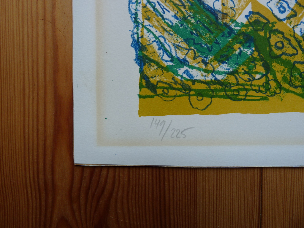 Lucebert - litho -  Man met hond kopen? Bied vanaf 129!