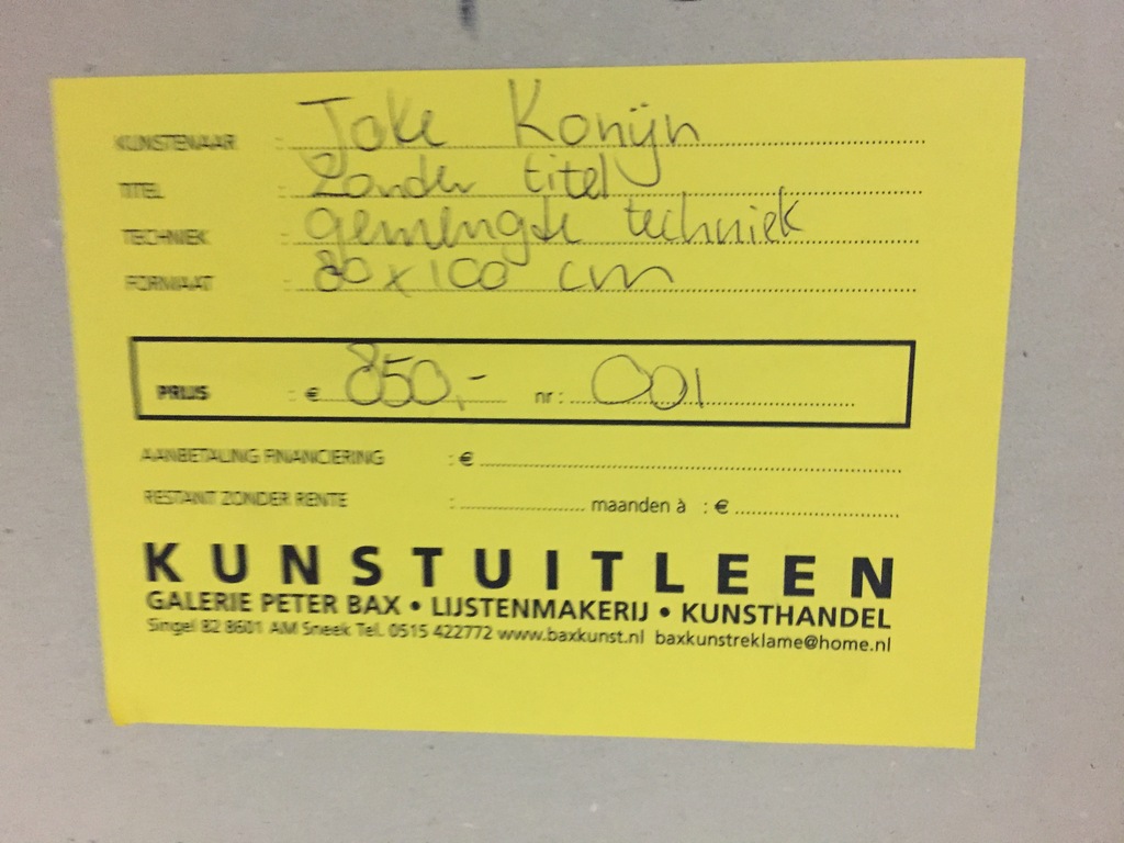 JOKE KONIJN gemengde techniek  z.t. kopen? Bied vanaf 1!