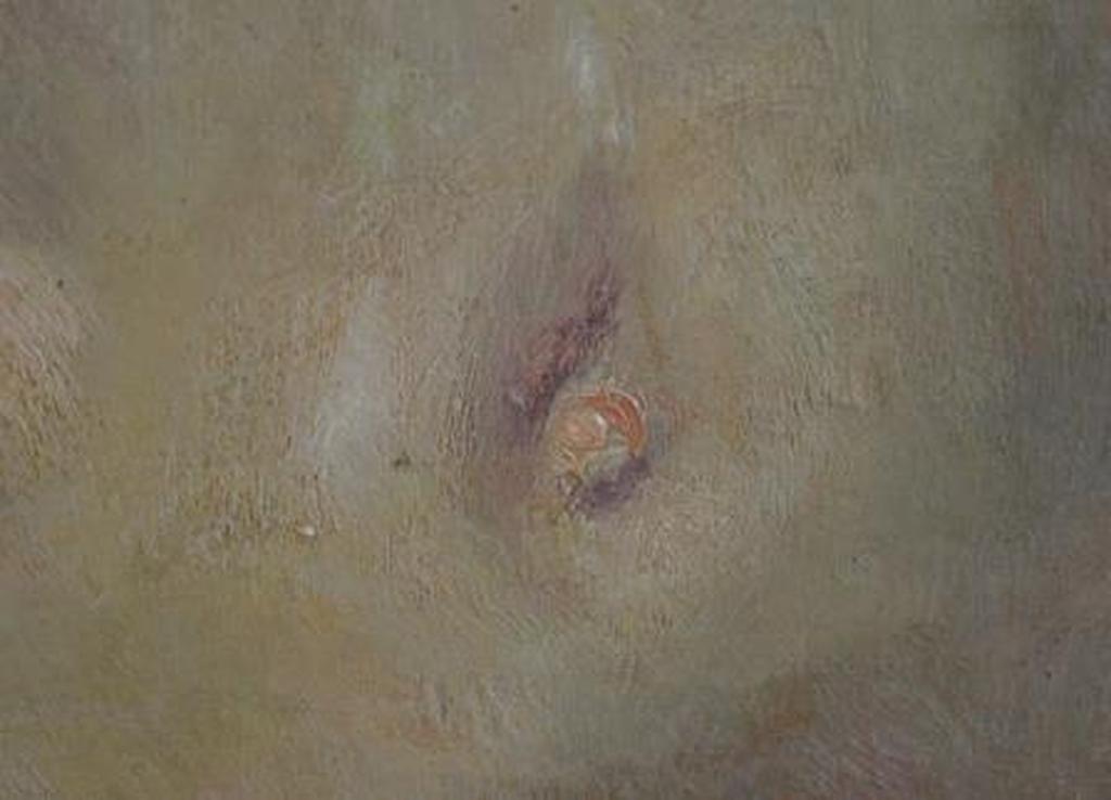 Onleesbare signatuur ( gewist ? ) naakt met arm in nek z.j. 50x80  kopen? Bied vanaf 250!