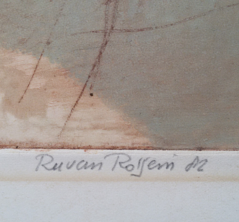 Ru van Rossem - Camargue, aquatint ets met reliëfdruk kopen? Bied vanaf 175!