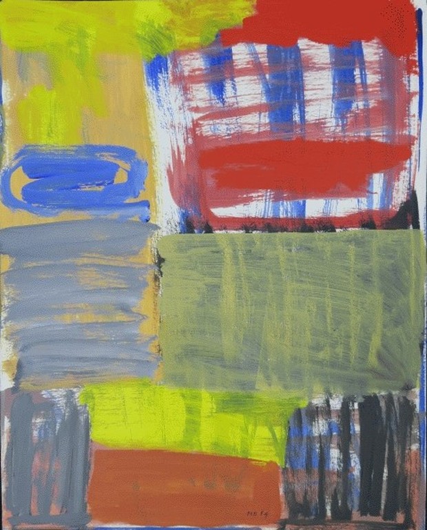 Maarten Dekker: Acryl op papier, Z.T. kopen? Bied vanaf 1!