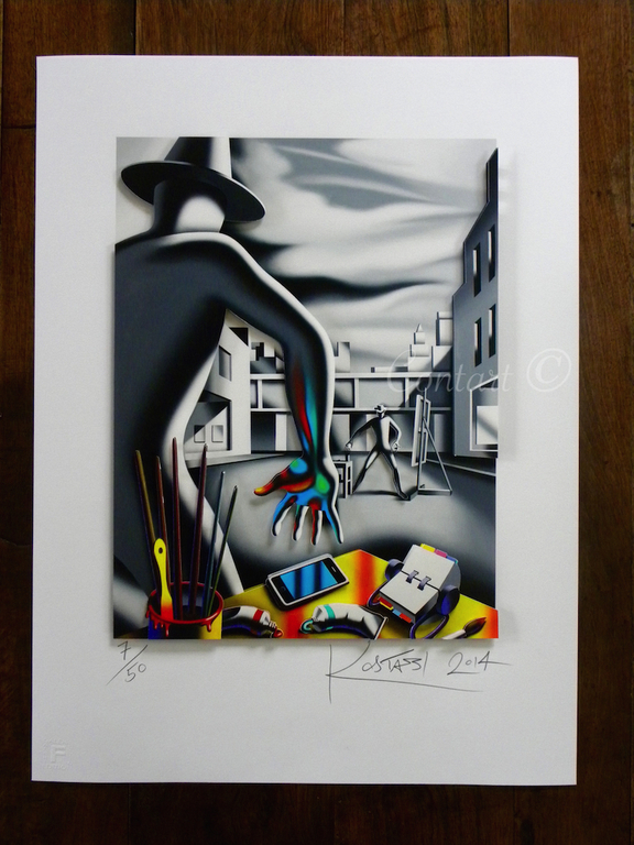 'Quick on the draw' - gesigneerde 3D constructie op basis van giclee - 2014 kopen? Bied vanaf 250!